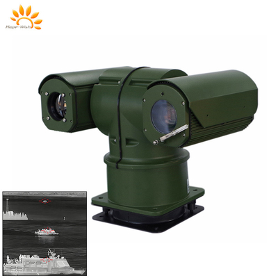Module de caméra thermique infrarouge laser Ptz à double capteur en forme de T 360°