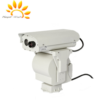 Caméra infrarouge de la formation d'images thermiques IP66, caméras de sécurité de télévision en circuit fermé de système d'alarme de PTZ