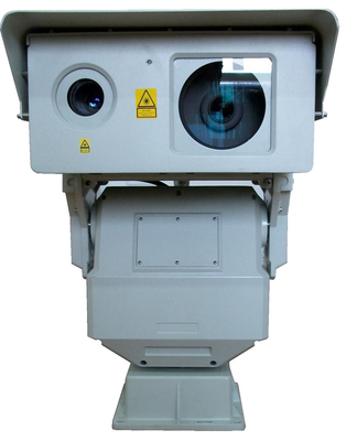 Lentille infrarouge optique d'infrarouge du laser HD d'IP de la caméra PTZ de long terme de Megapixel du bourdonnement 2