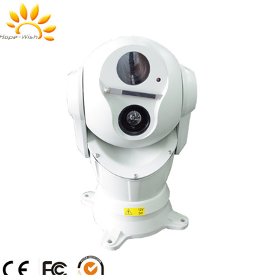 double caméra thermique de dôme optique du bourdonnement 36X, caméra de sécurité de long terme de PTZ