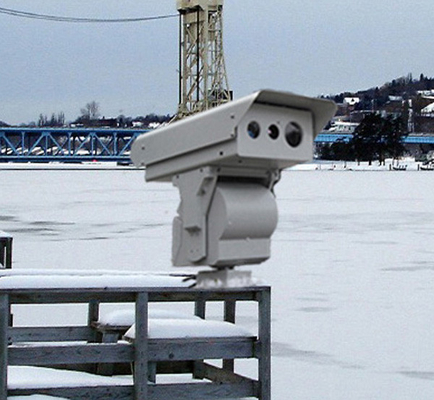 Caméra vidéo thermique de formation d'images thermiques de système de surveillance d'inclinaison de 360 casseroles