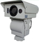 Double caméra de fond de formation d'images thermiques, caméra de sécurité de vision nocturne de PTZ