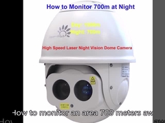 Caméra Infrarouge Ip Ptz 2 Mégapixels Vision Nocturne Laser Infrarouge Surveillance