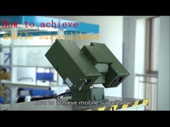 Véhicule mobile stabilisé par gyroscope infrarouge de caméra d'imagerie thermique de catégorie militaire Ptz