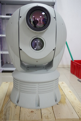640 x 512 système de surveillance refroidi par MWIR de la caméra PTZ de formation d'images thermiques