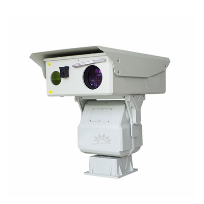 Caméra laser PTZ à résolution 1080P avec caméra thermique à longue portée à 360 degrés