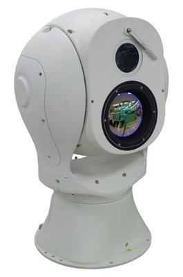 Caméra de surveillance de sécurité de plateforme électronique optique à spectre multiple montée sur navire