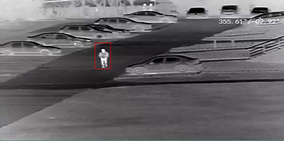 Caméra thermique double montée sur voiture IP66