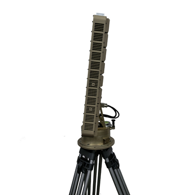 Radar de détection de drones 360° couverture d'azimut angle de portée radar UAV
