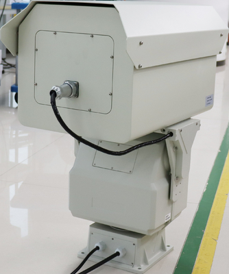 Caméra d'imagerie thermique infrarouge Ptz à longue portée à double capteur