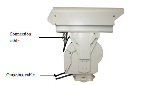 Caméra thermique de catégorie militaire de FCC pour la sécurité de frontière, caméra thermique infrarouge blanche
