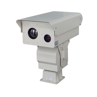 Caméra de sécurité thermique caméra thermique longue distance à double capteur contrôle de l'objectif à mise au point automatique parfait pour les systèmes de sécurité des frontières et de protection des actifs