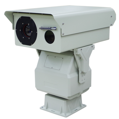 Caméra thermique à double capteur à longue distance PTZ Caméra thermique à imagerie, alarme de détection de mouvement pour surveillance de la sécurité du périmètre