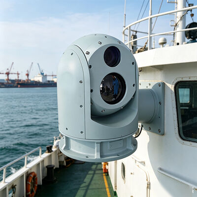 Caméra ptz thermique non refroidie à longue distance multi-capteur caméra thermique pour la surveillance du trafic et les applications de sécurité urbaine