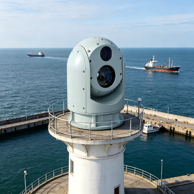 Système de surveillance thermique, caméra thermique à longue distance multi-capteurs pour applications de sécurité de périmètre