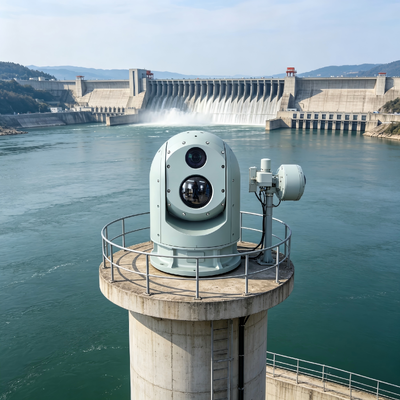 Système de surveillance thermique, caméra thermique à longue distance multi-capteurs pour applications de sécurité de périmètre