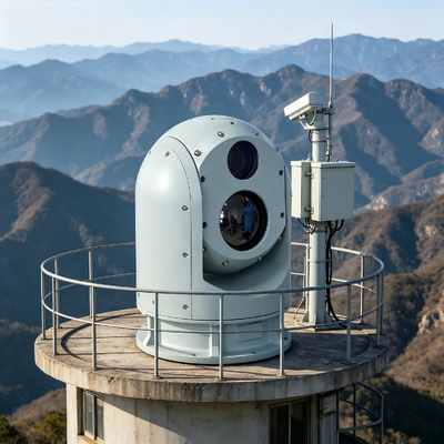 Caméra de sécurité thermique à capteur non refroidi à distance réduite multi-capteurs pour la surveillance et la sécurité du périmètre