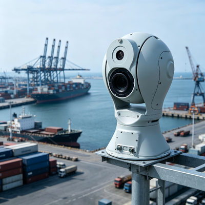 Imagerie thermique longue portée avec résolution 640 × 512 et distance de détection de 13 km pour la surveillance de la faune