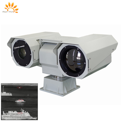 Sensor double à longue distance PTZ Laser à 360 degrés pour une sécurité et une surveillance améliorées