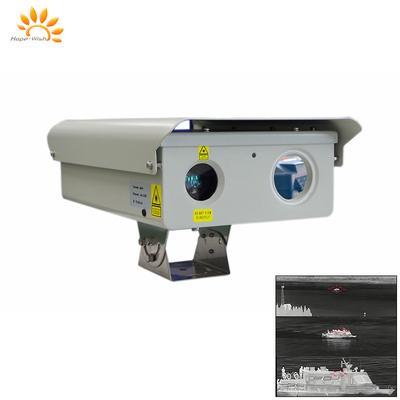 Caméra laser PTZ 1080P Résolution large pan longue portée pour véhicule maritime monté