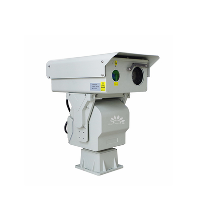 Caméra laser PTZ à lentille de 30 mm avec panneau laser de suivi automatique pour véhicule monté
