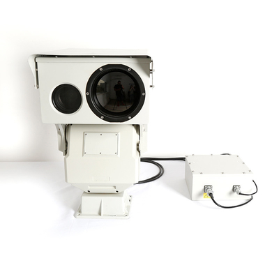 Double caméra de formation d'images thermiques de surveillance côtière avec le zoom optique