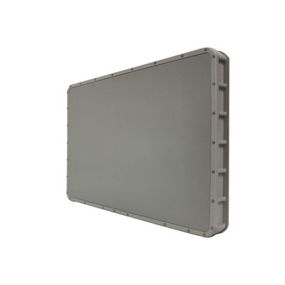 Radar de détection de drones avec balayage de phase, taille d'antenne 40 cm, portée de détection et caméra thermique longue distance