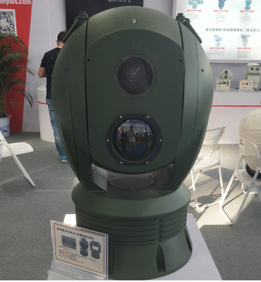Logement sphérique de système de surveillance thermique de suivi automatique avec la tringlerie de radar