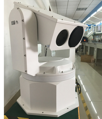 Caméra de sécurité thermique de formation d'images thermiques du système de surveillance de frontière blanche PTZ