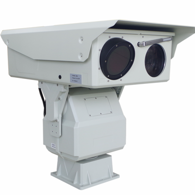 Caméra de surveillance à double capteur PTZ Caméra d'imagerie thermique IP66 résistante aux intempéries