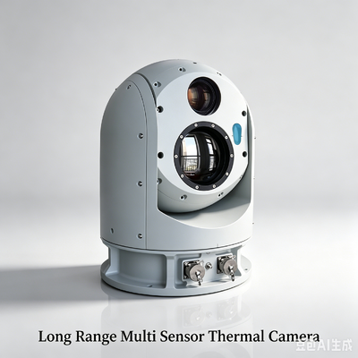 Caméra thermique multi-capteurs longue distance de système de surveillance thermique de taille de pixel de 12 μm pour la sécurité du périmètre