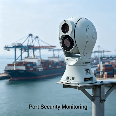 caméra PTZ longue portée, double capteur intelligent, plateforme optique, caméra de surveillance PTZ