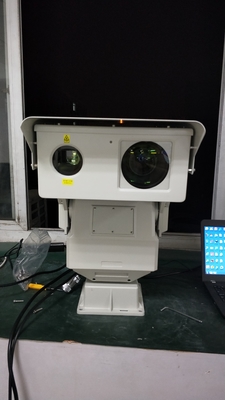 Type de PTZ caméra infrarouge de long terme pour la surveillance de chemin de fer de 2km, double conception de fenêtre