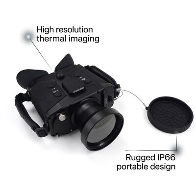 Caméra d'imagerie thermique binoculaire, jumelles thermiques infrarouges pour l'observation nocturne
